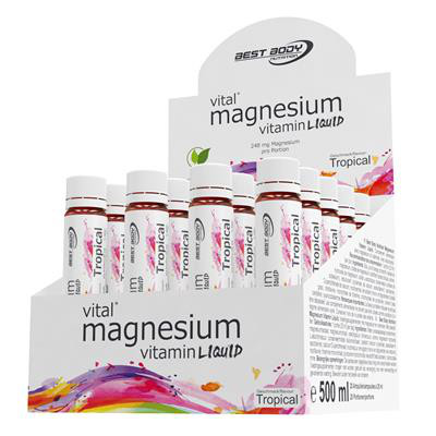 Magnesium Vitamin Shots (20x25ml), Best Body Nutrition