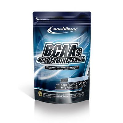BCAA + Glutamin Powder (550g), Ironmaxx