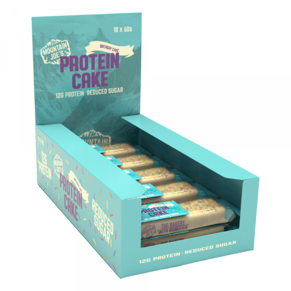 Protein Cake Bars (10x60g), Mountain Joes